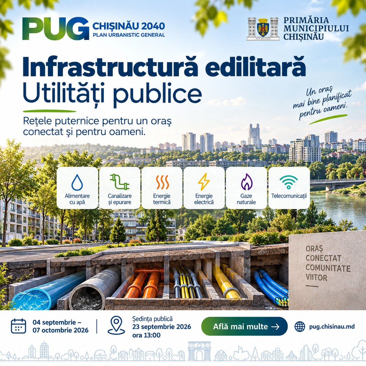 What Does the “Urban Infrastructure / Public Utilities” Background Study Explain?