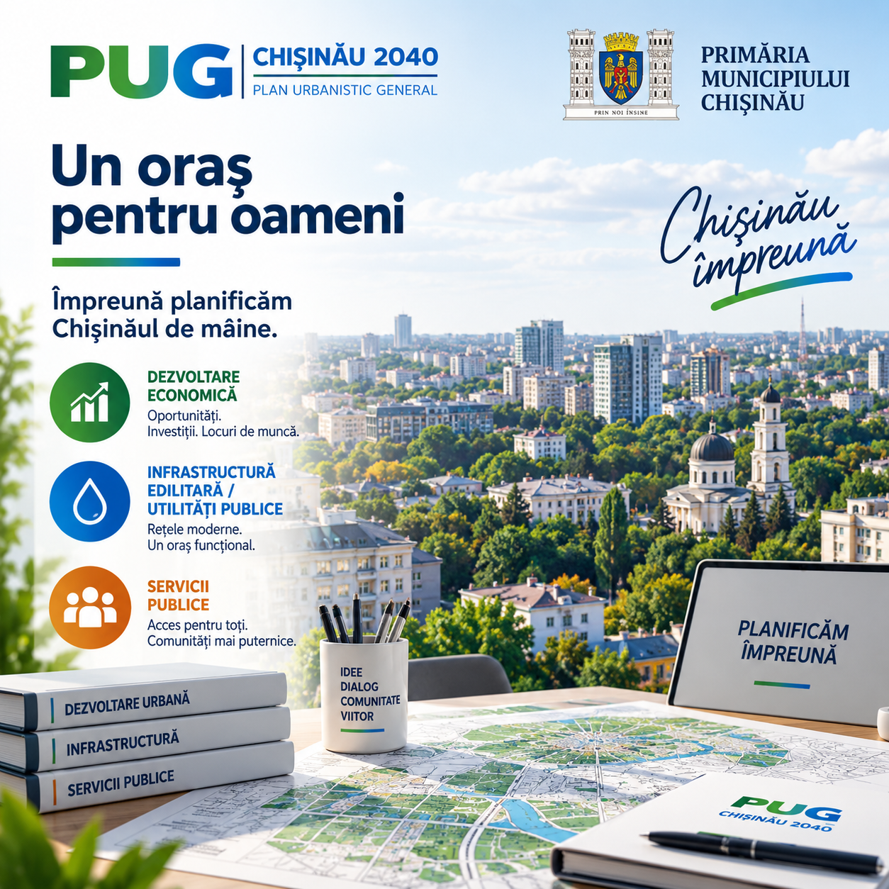 Как мы хотим, чтобы Кишинэу развивался до 2040 года?